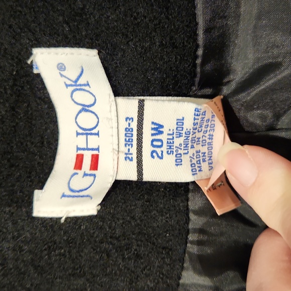 Wool ladies blazer / Jacket Plus size 20W JG Hooks - Picture 2 of 11